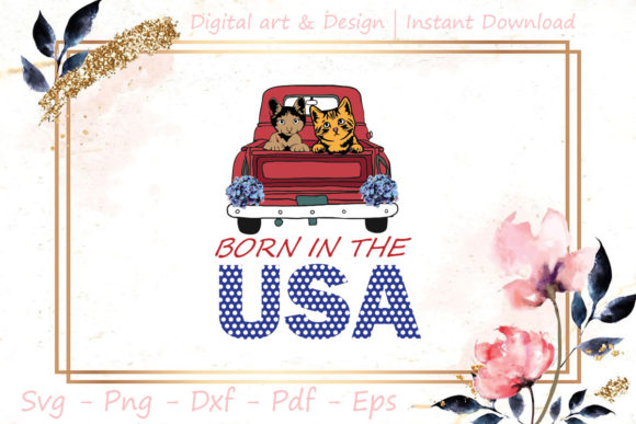 Born in the America Independence Day Graphics