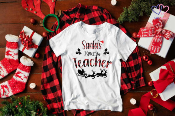Christmas Santa Teacher Graphic: Graphics & Print Templates Review