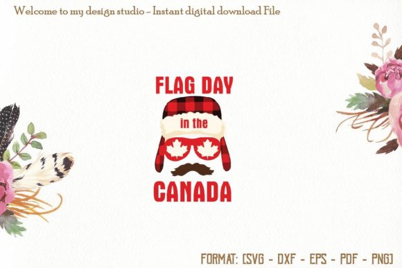 Flag Day in Canada SVG – Graphics for Print Templates