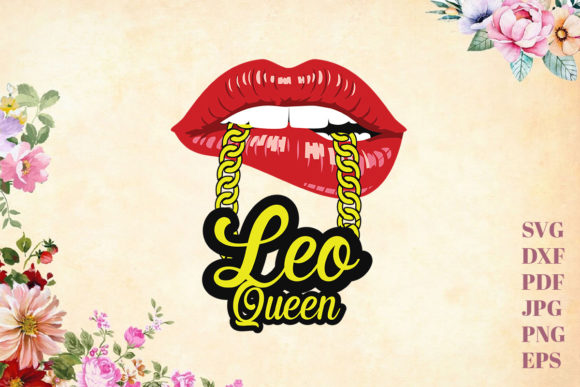 Leo Queen Birthday Digital Download: Graphics for Local Branding