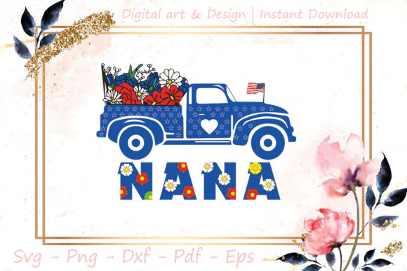 Nana Car America Independence Day Graphics