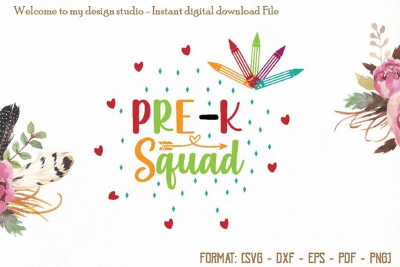 Pre-k Squad Svg: Graphics for Creative Projects
