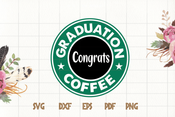 Senior Class Grad Party Loves Coffee Graphics