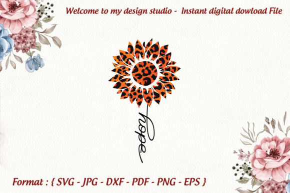 Sunflower Hope Trending Svg, Sunflower Graphics