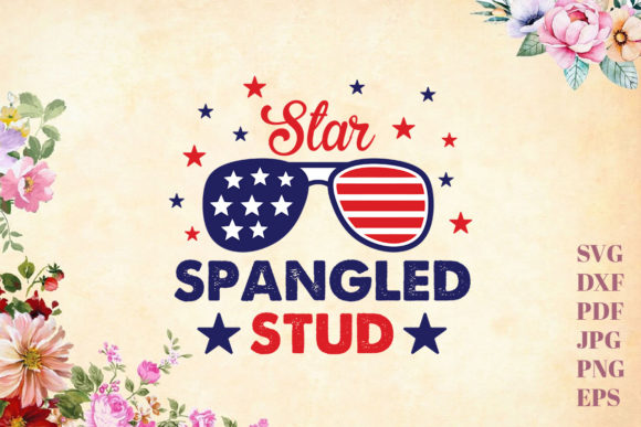 Sunglasses American Flag: Graphics & Illustrations